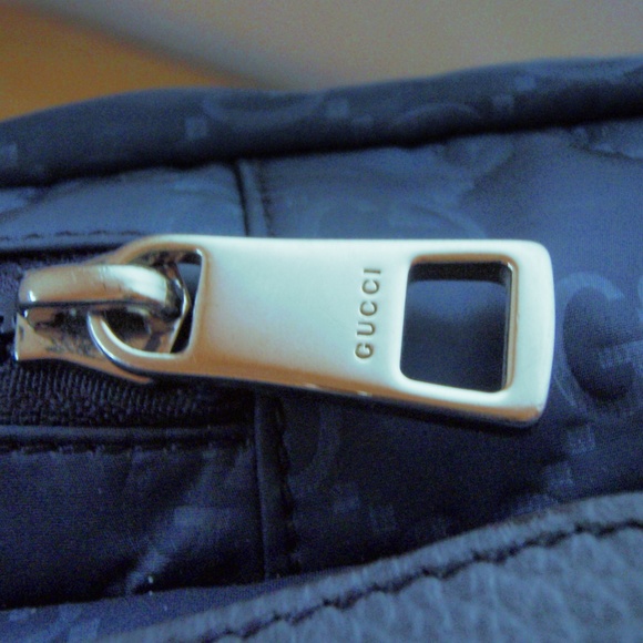 Authentic Gucci Guccissima Blue Large Backpack